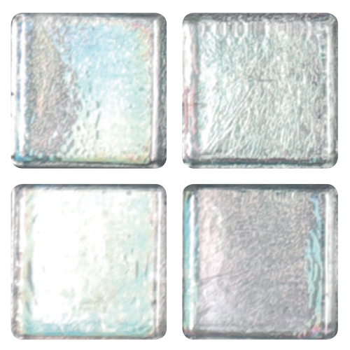 Mosaico in vetro Argento