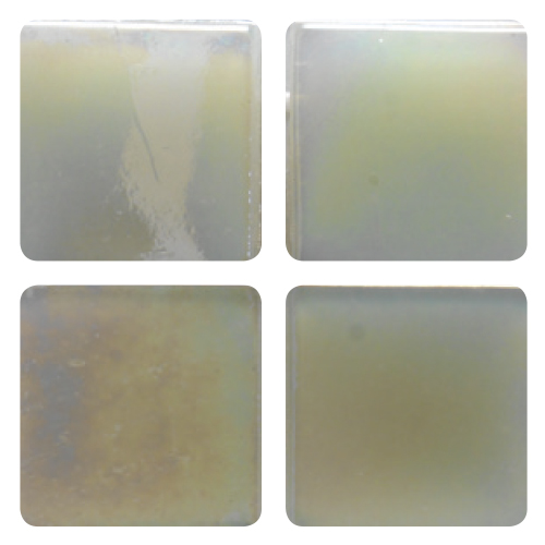 Mosaico in vetro Bianco Acido