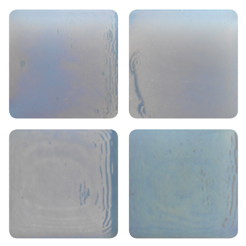 Mosaico in vetro Bianco Rosato