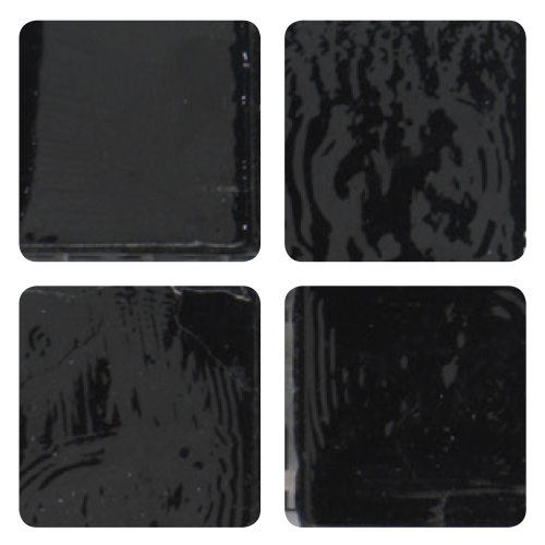 Mosaico in vetro Nero Shocking