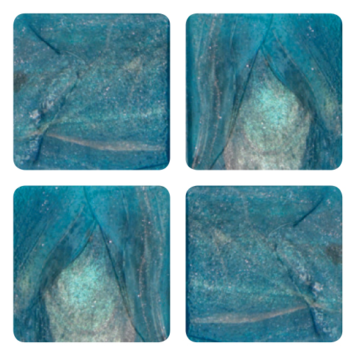 Mosaico in vetro Blu Acqua