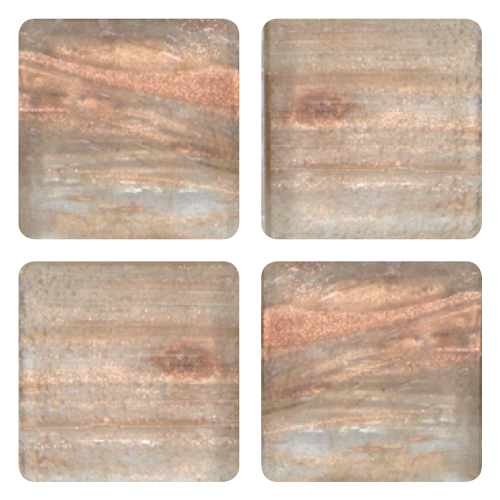 Mosaico in vetro Rame