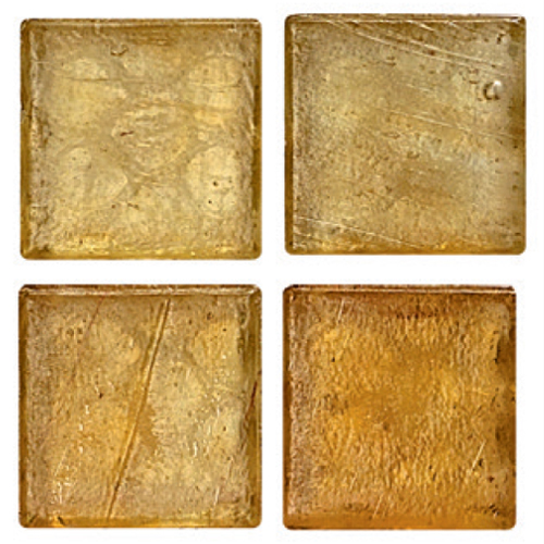 Mosaico in vetro Giallo Miele Lucido