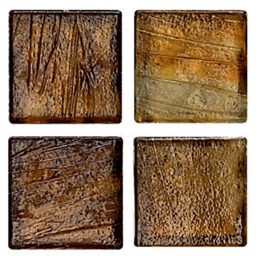 Mosaico in vetro Giallo Orzo Lucido