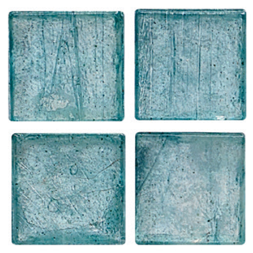 Mosaico in vetro Azzurro Luce Opaco