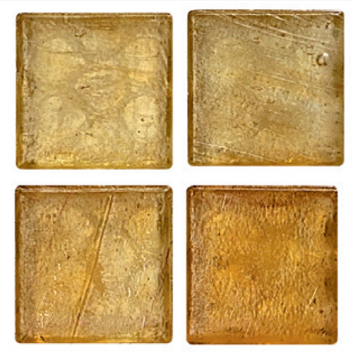 Mosaico in vetro Giallo Miele Opaco