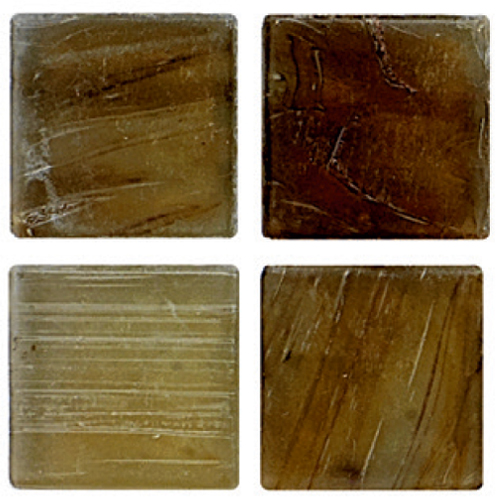 Mosaico in vetro Giallo Orzo Opaco