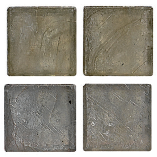 Mosaico in vetro Verde Grigiastro Opaco