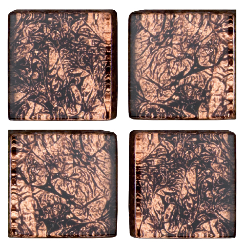 Mosaico in vetro Rame